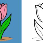 Blumen Ausmalbilder