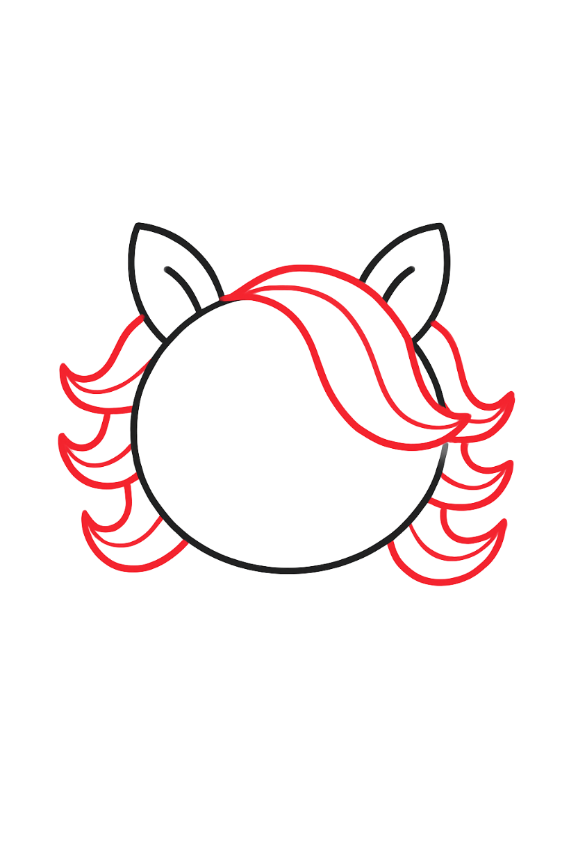 Einhorn Zeichnen (3)