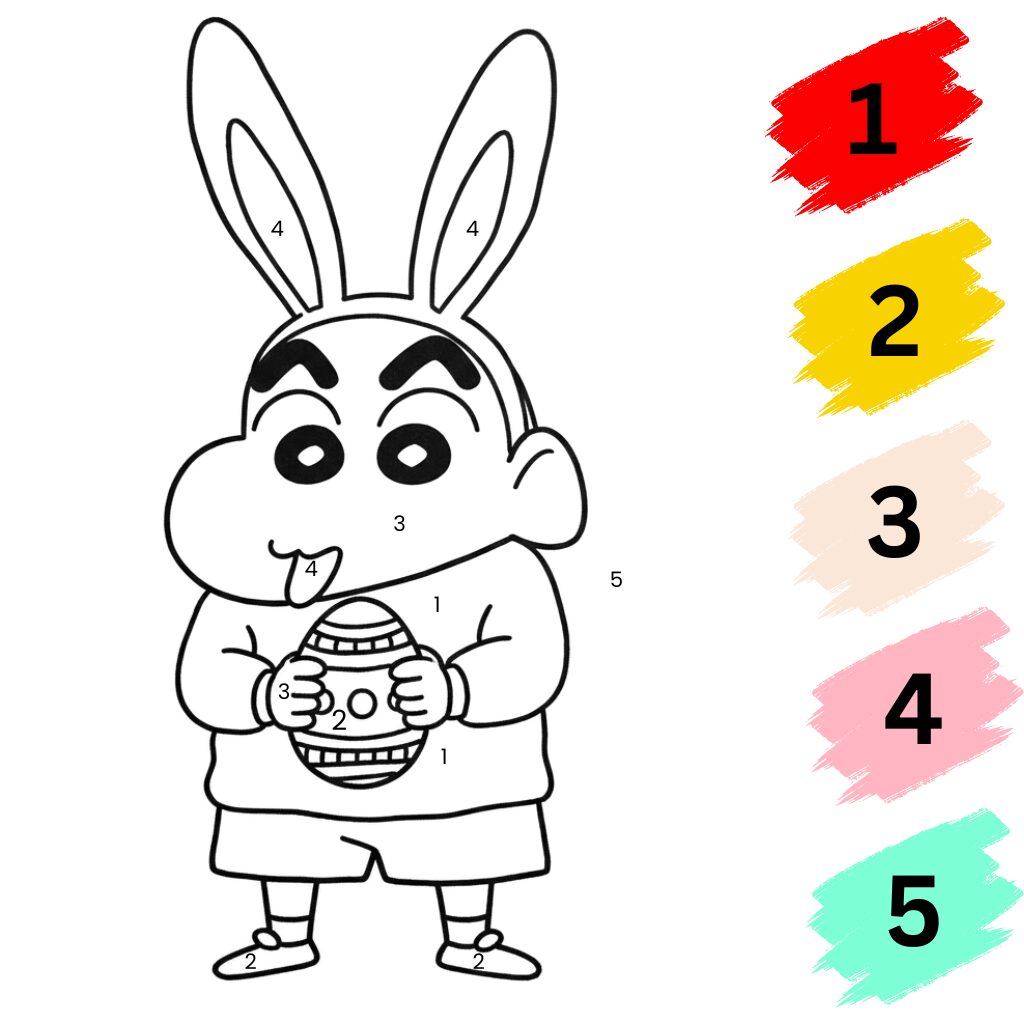 Pâques à colorier
