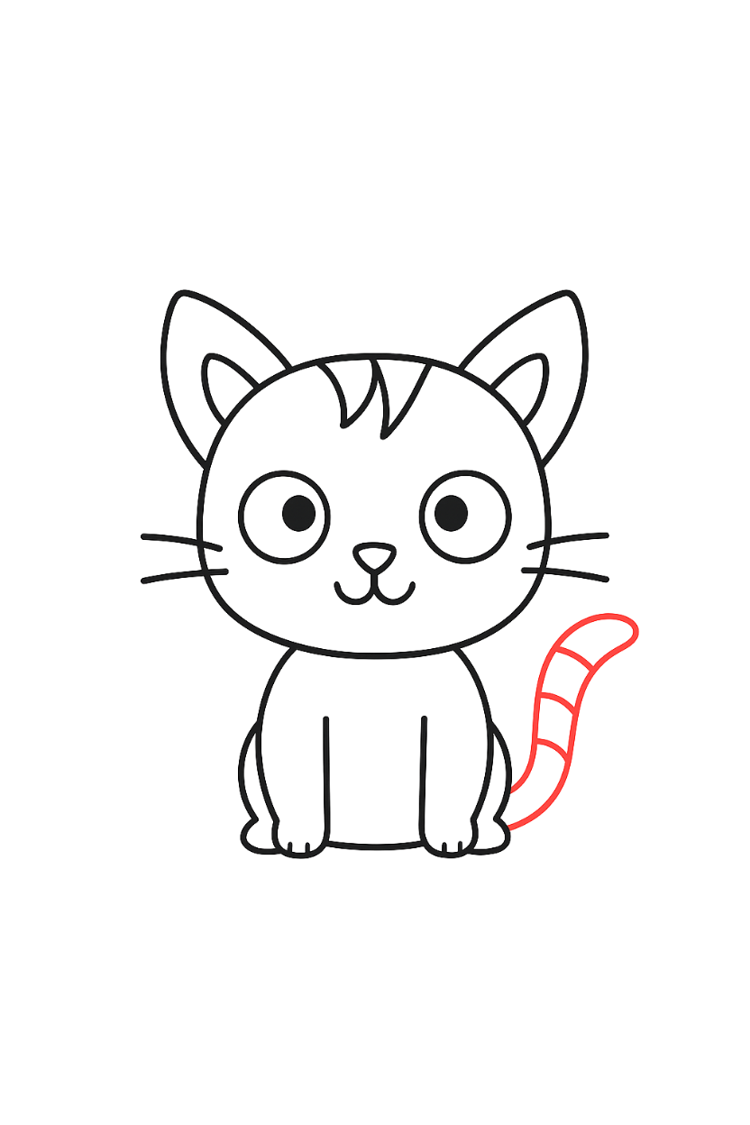katze zeichnen (7)