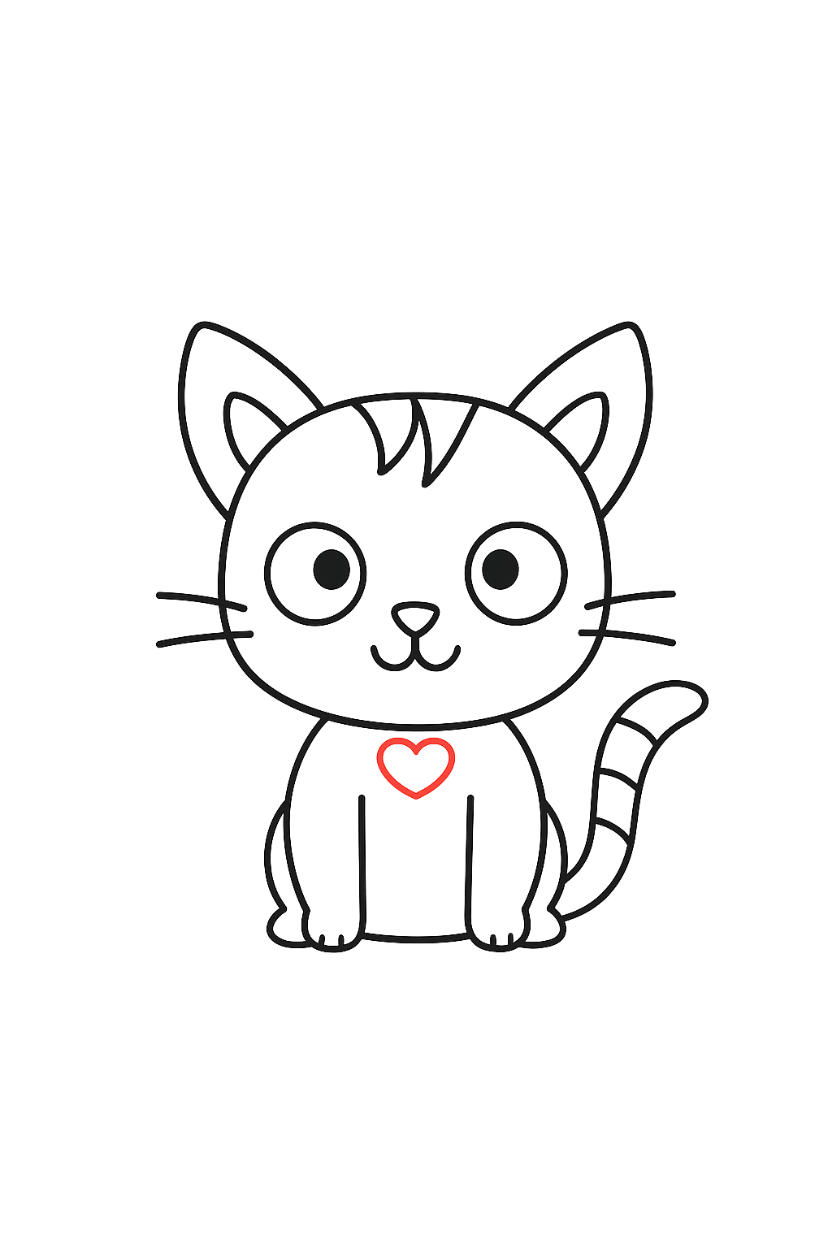 katze zeichnen (8)