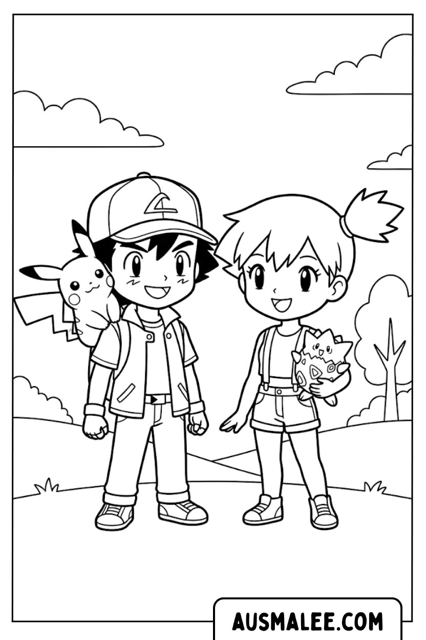 Coloriage - Misty cendre