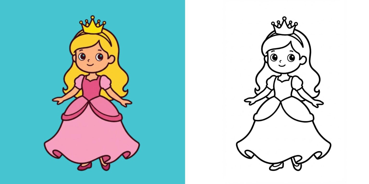 20 neueste Ausmalbild Prinzessin, kostenlos zum Ausdrucken