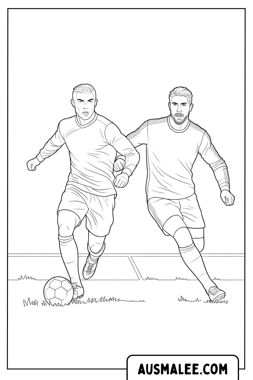 Ronaldo Ramos Defensie kleurplaten