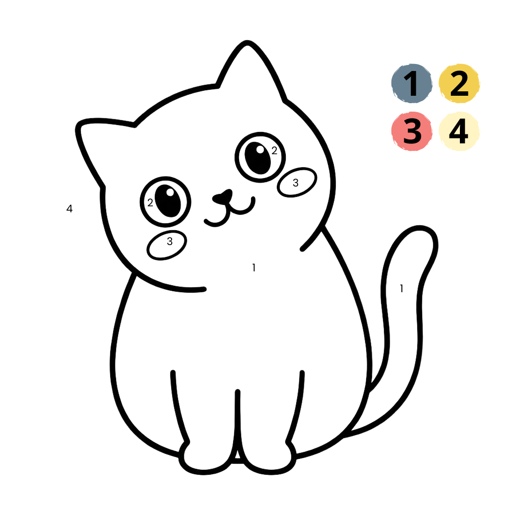 Chatons à colorier