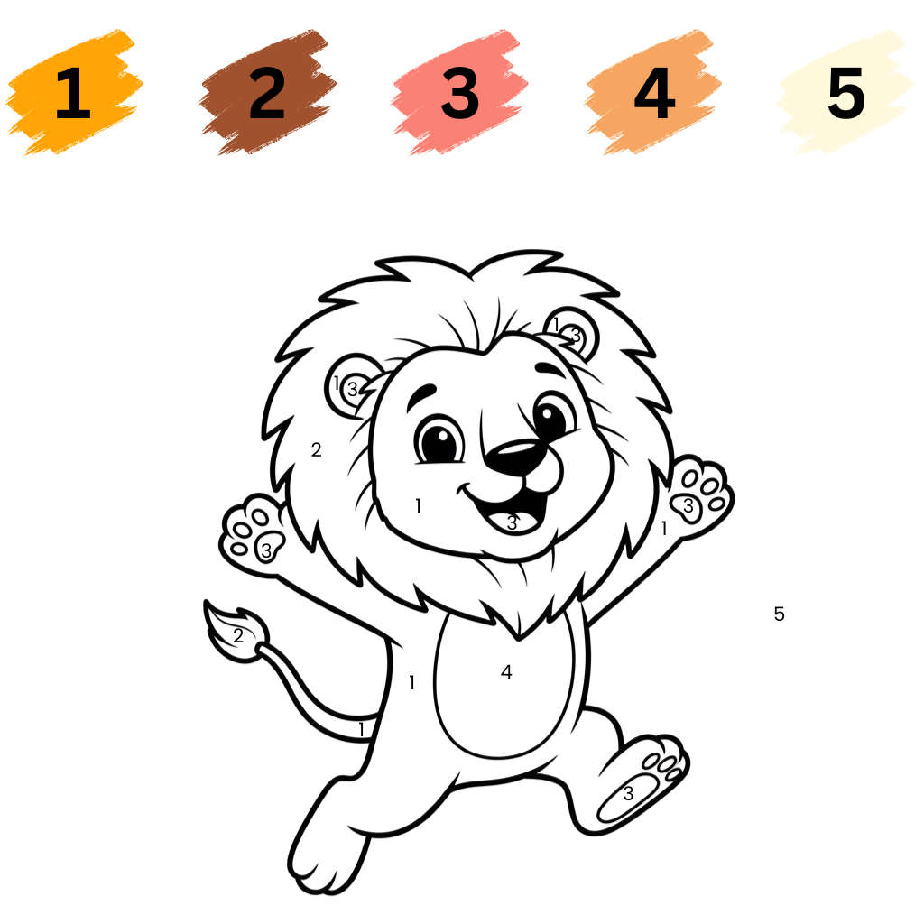 Lion to color