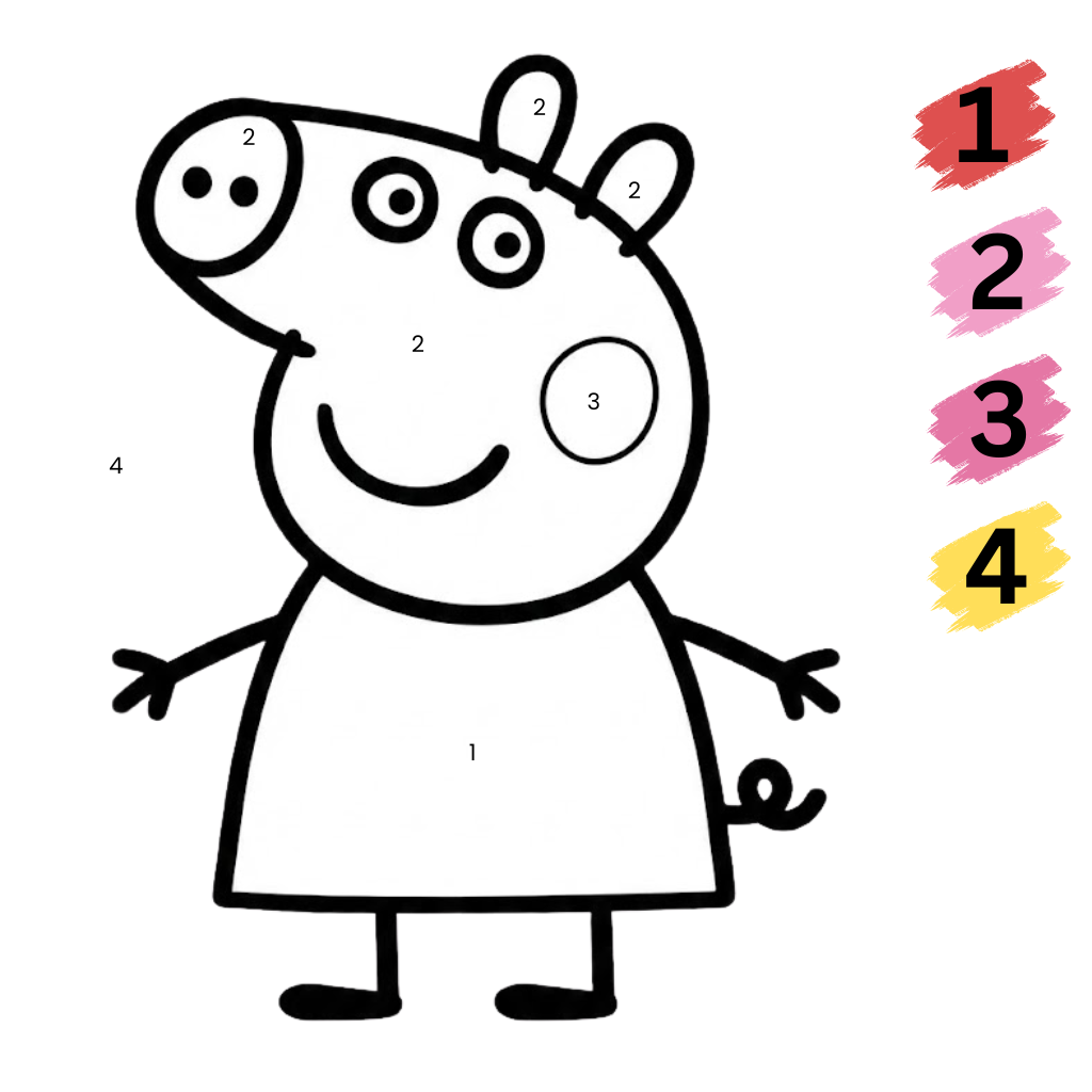 Peppa Pig to color