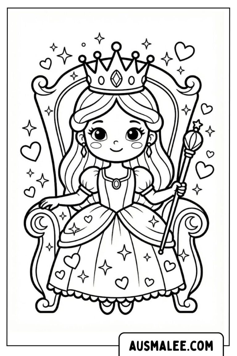 20 neueste Ausmalbild Prinzessin, kostenlos zum Ausdrucken