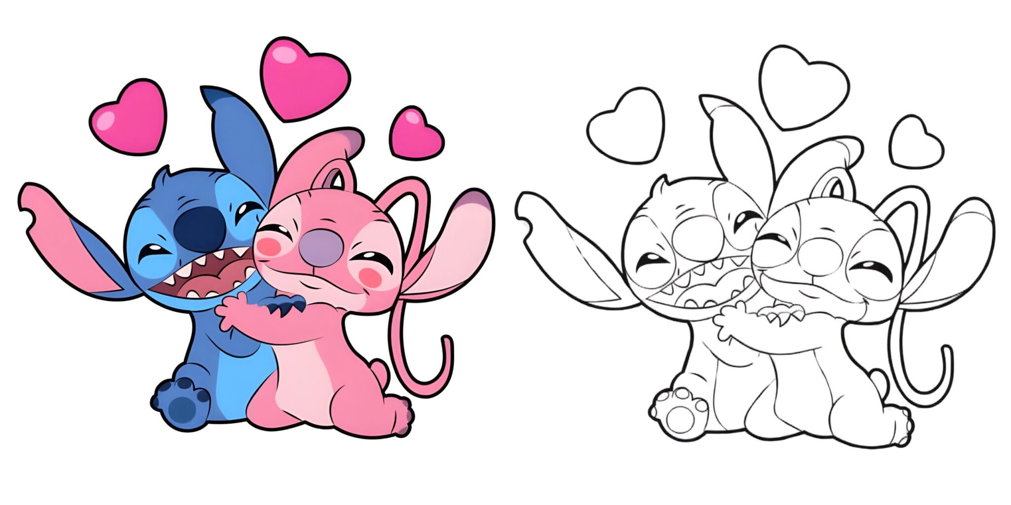 19 Coloriages Stitch Et Angel Gratuits Imprimer 19 Coloriages Stitch Et Angel Gratuits Imprimer