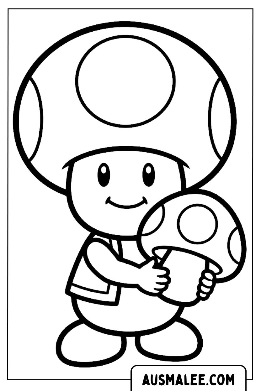 Toad holding mushroom coloring picture.jpg