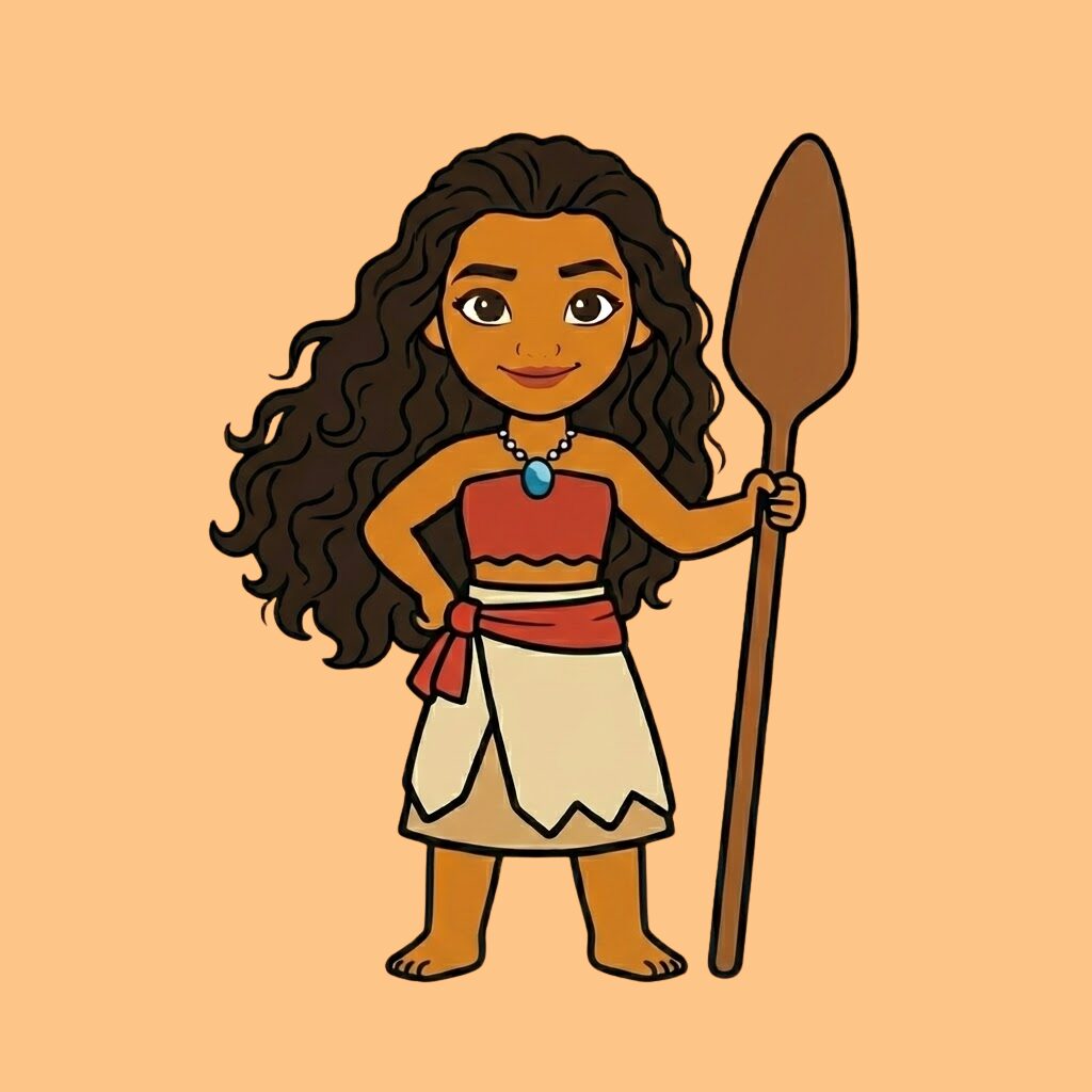 Coloriage Moana 2