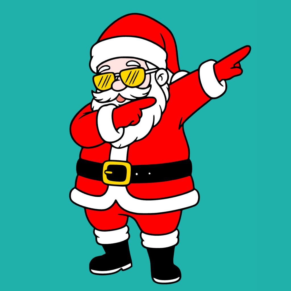 Coloriage du Père Noël