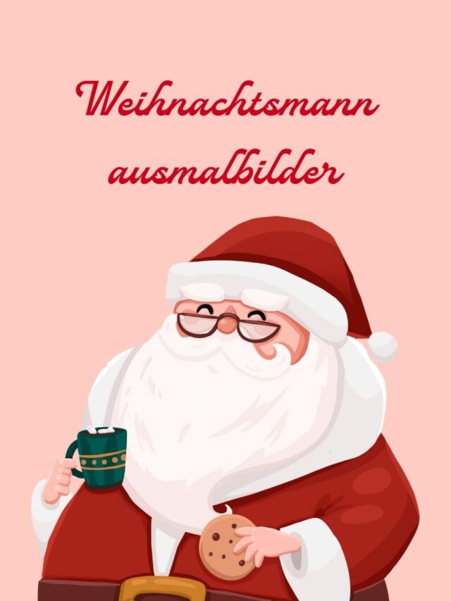 Weihnachtsmann ausmalbilder
