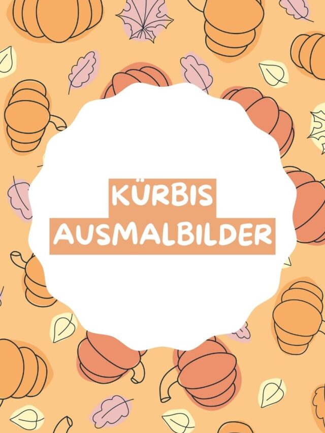 Kürbis Ausmalbilder