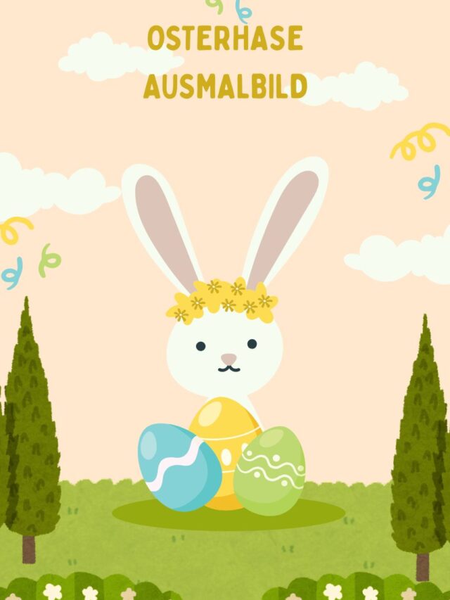 osterhase ausmalbild