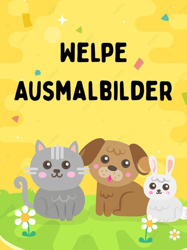 Welpe Ausmalbilder