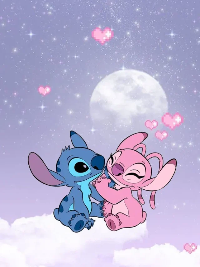 Stitch und Engel Ausmalbilder