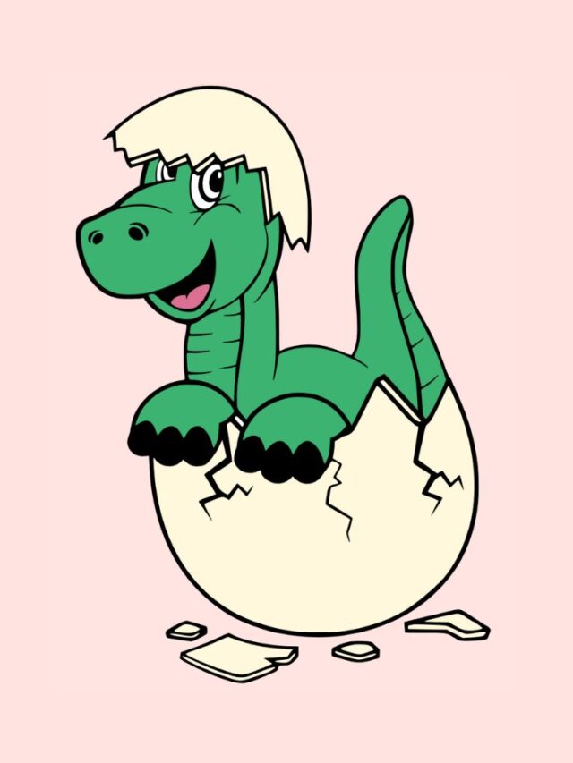 Dinosaurier-Malanleitung