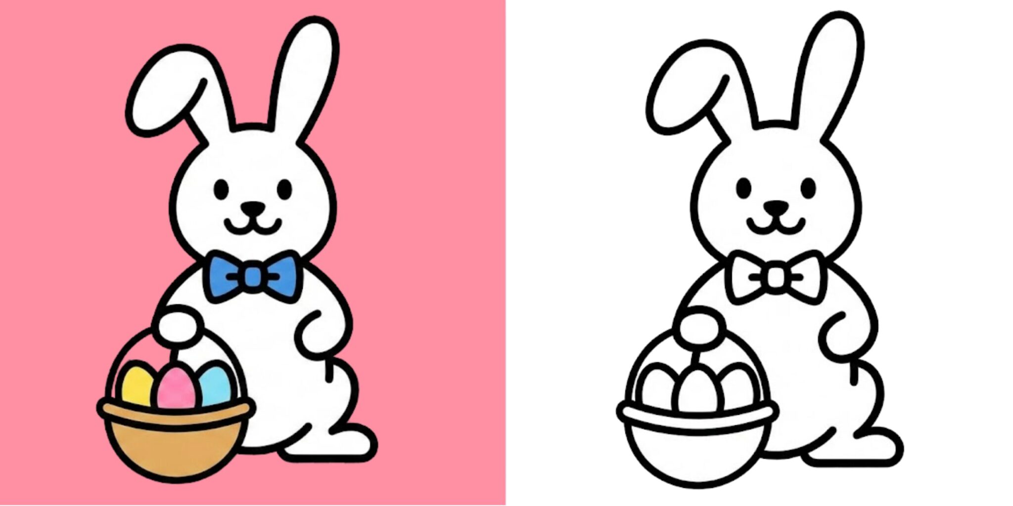 20 Osterhase Ausmalbilder kostenlos zum Ausdrucken
