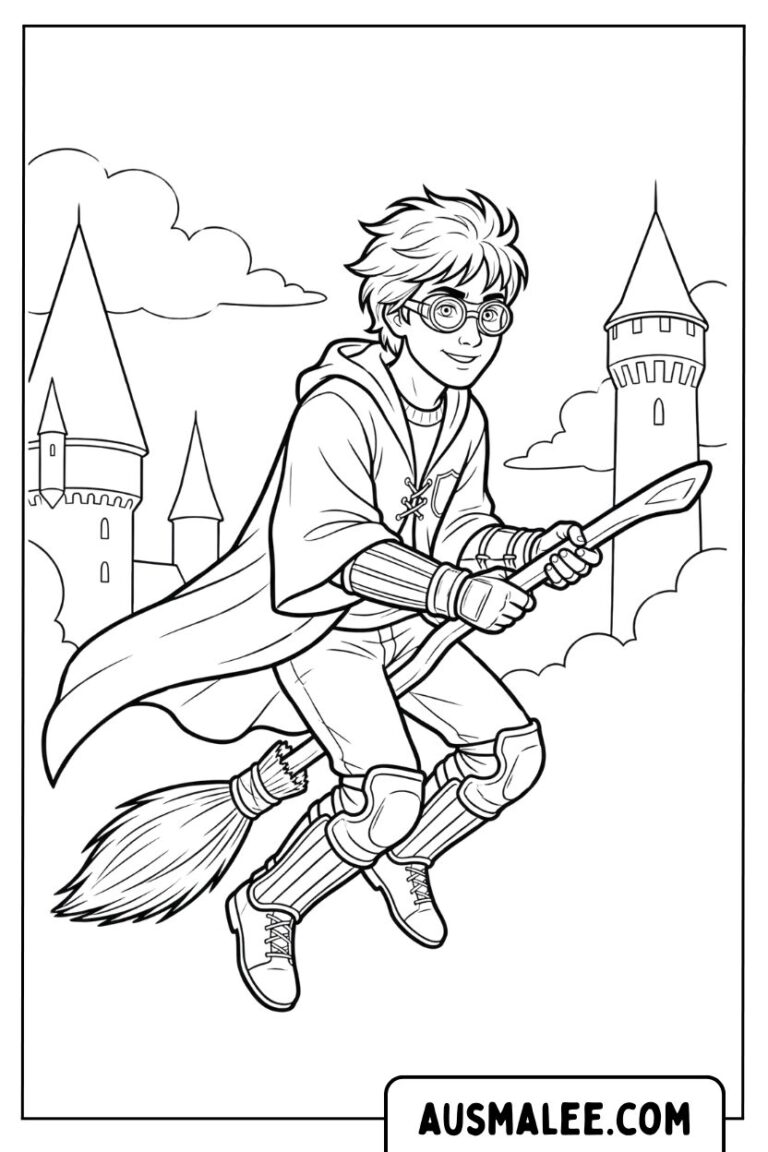 20 Harry Potter Ausmalbilder kostenlos zum Download