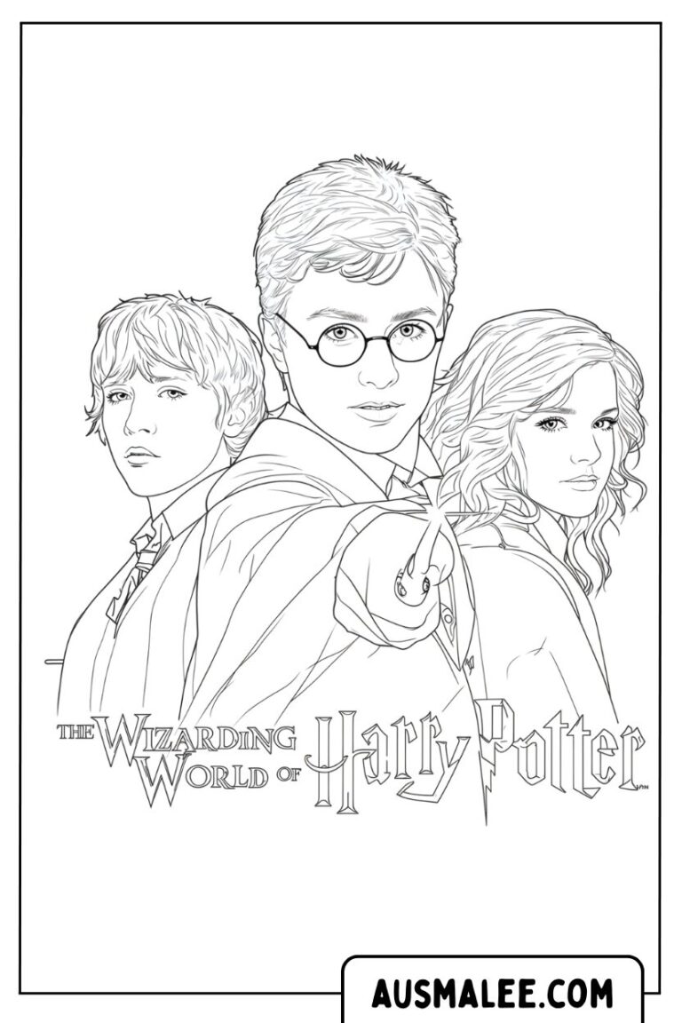 20 Harry Potter Ausmalbilder kostenlos zum Download