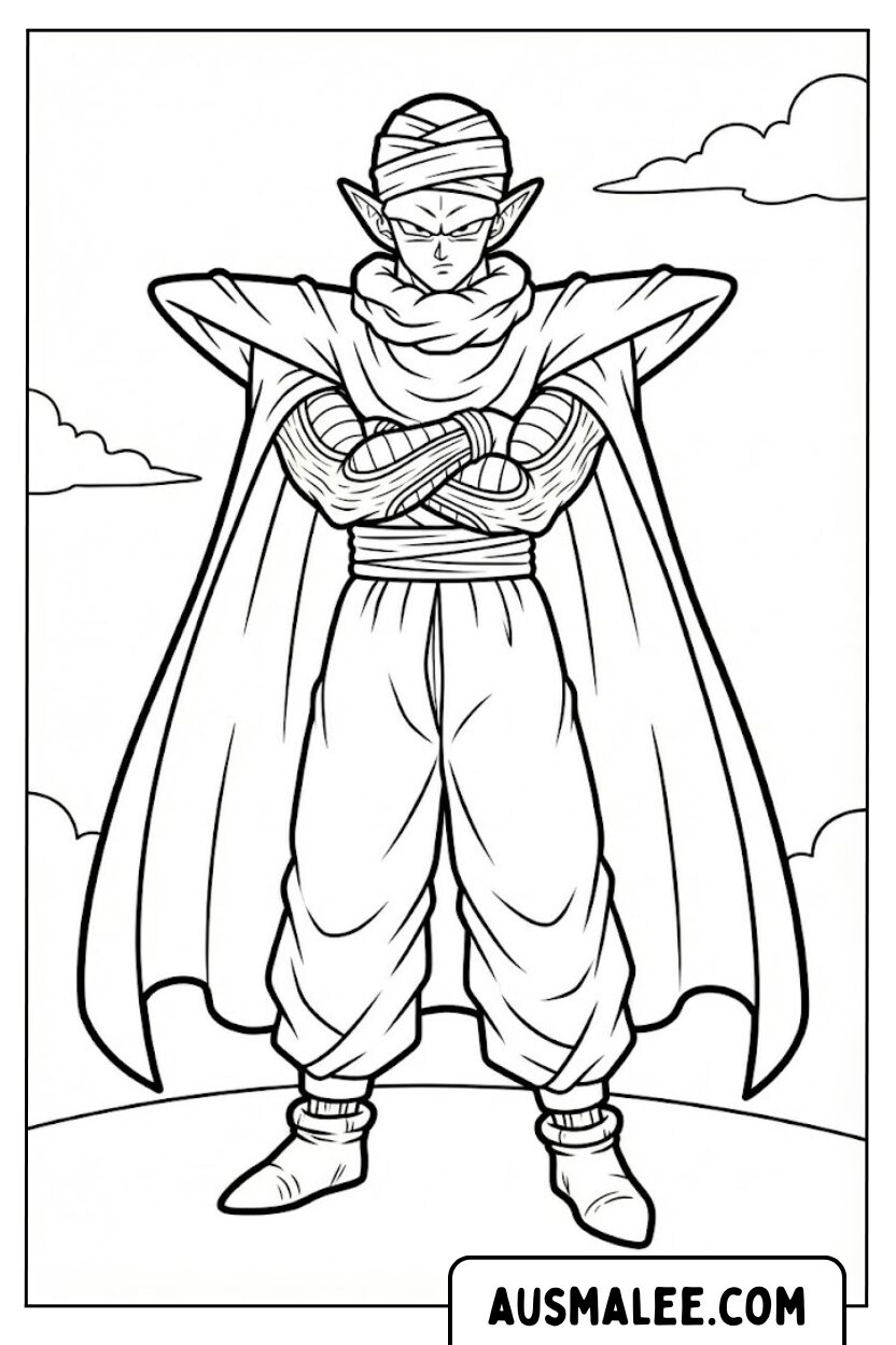 Piccolo jas kleurplaat