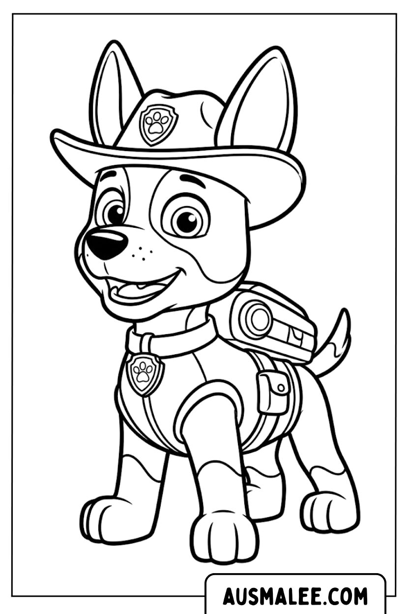 Coloring page tracker jungle