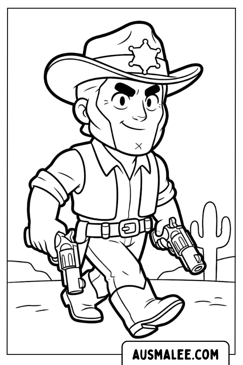 Coloriages - Colt Gunslinger