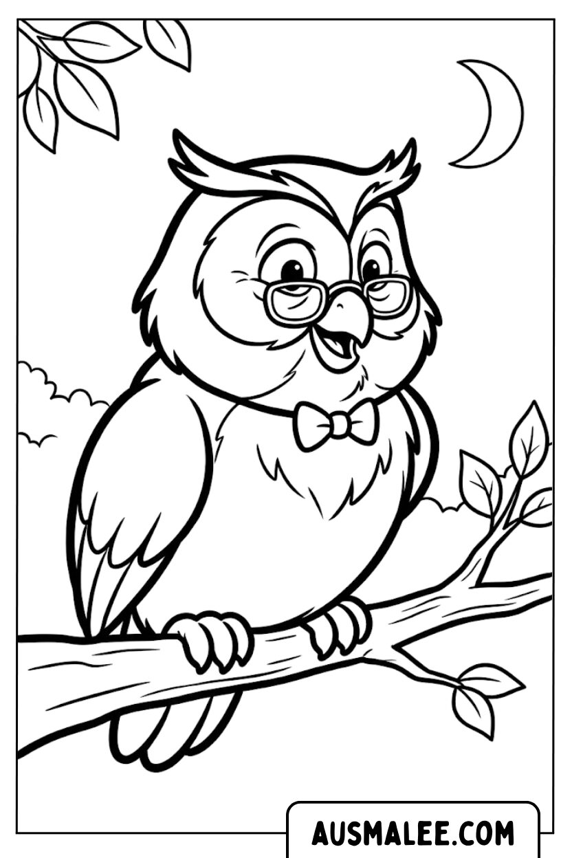 Coloriages Hibou Winnie l'ourson