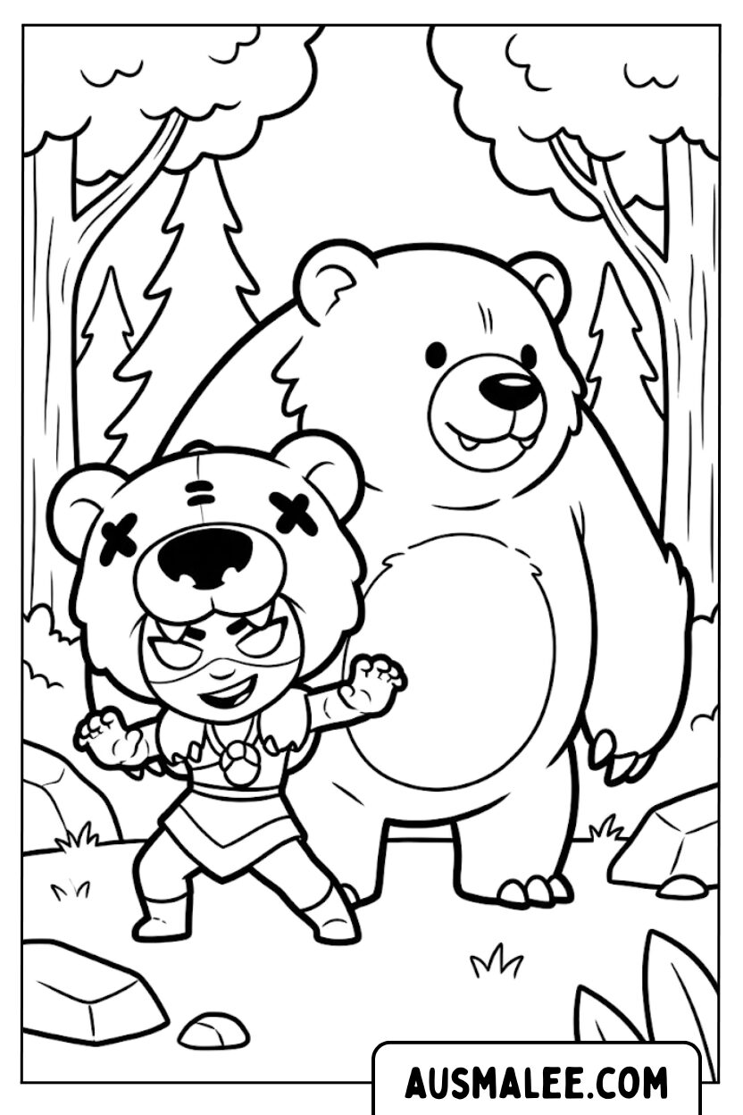 Coloriages de Nita Bruce Forêt