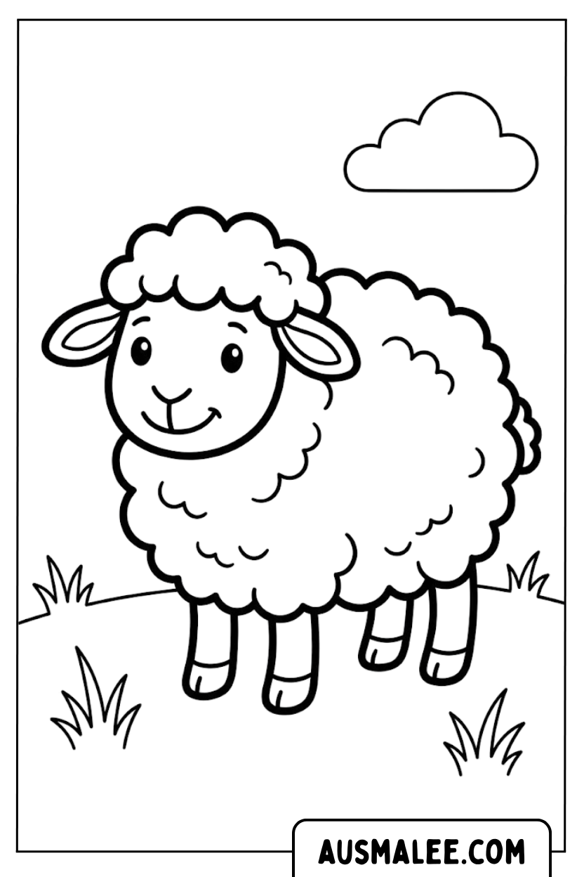 Coloriages - Mouton Wies