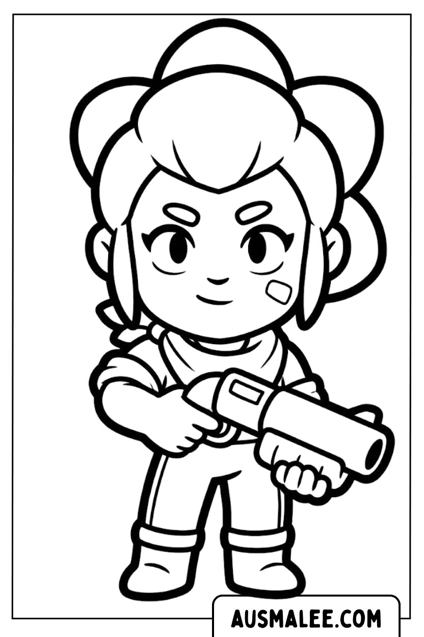 Coloriages Fusil à pompe Shelly