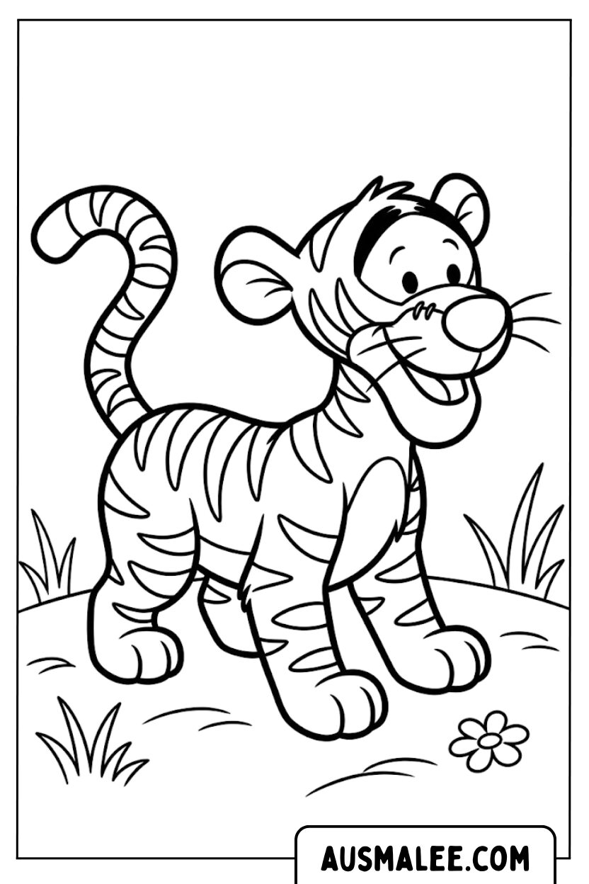 Coloriages Tigrou Winnie l'ourson