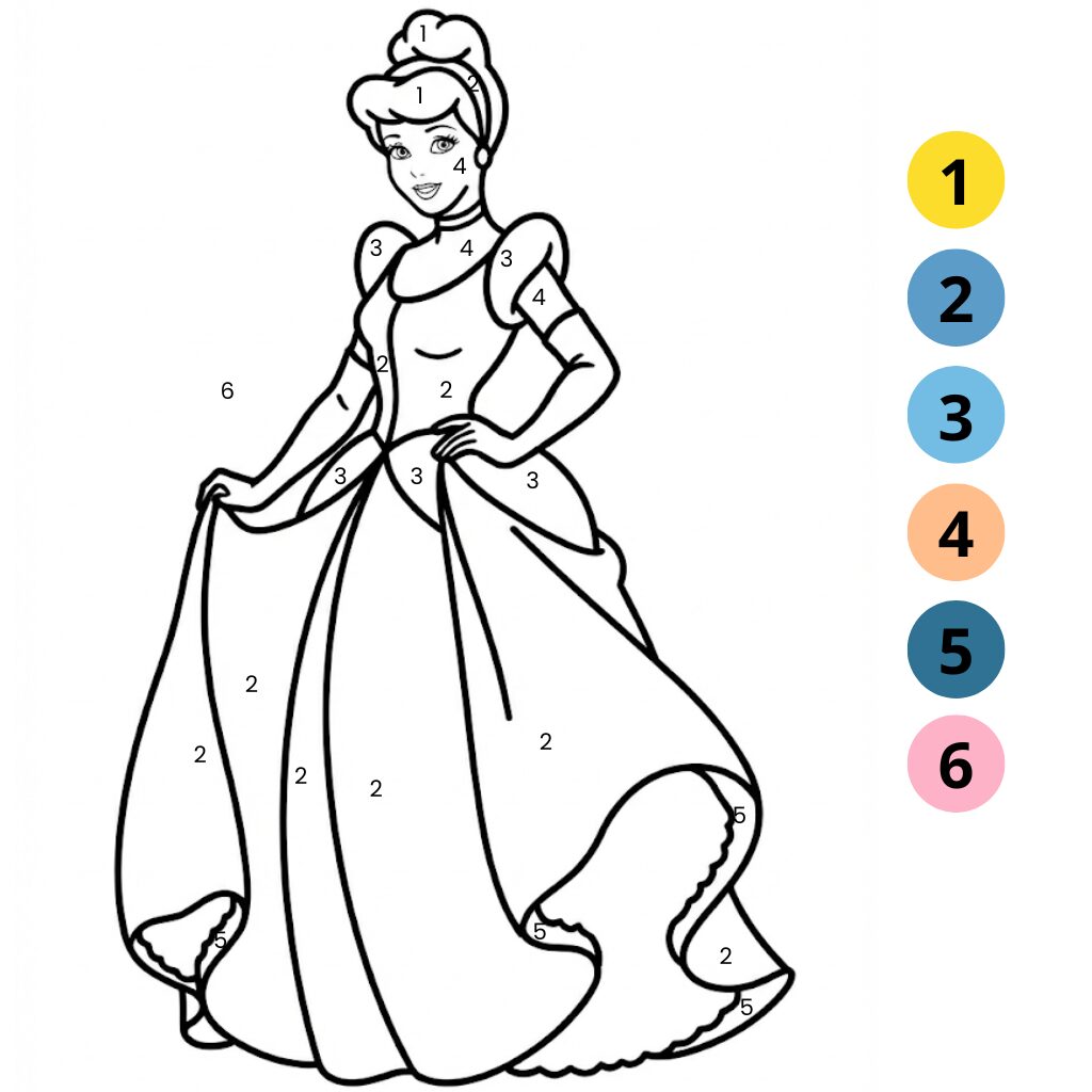 Princesses Disney à colorier