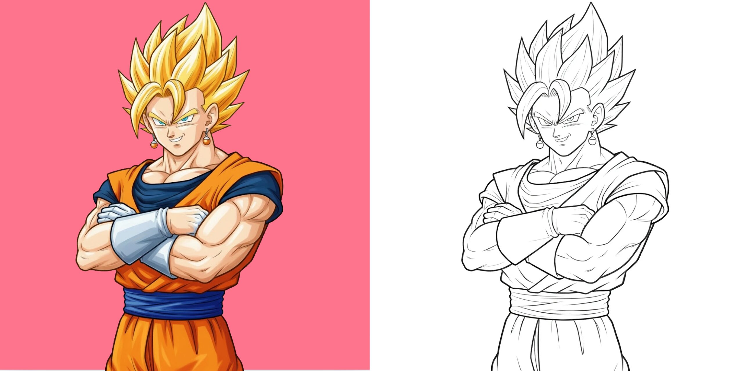 Dragon Ball Z kleurplaten