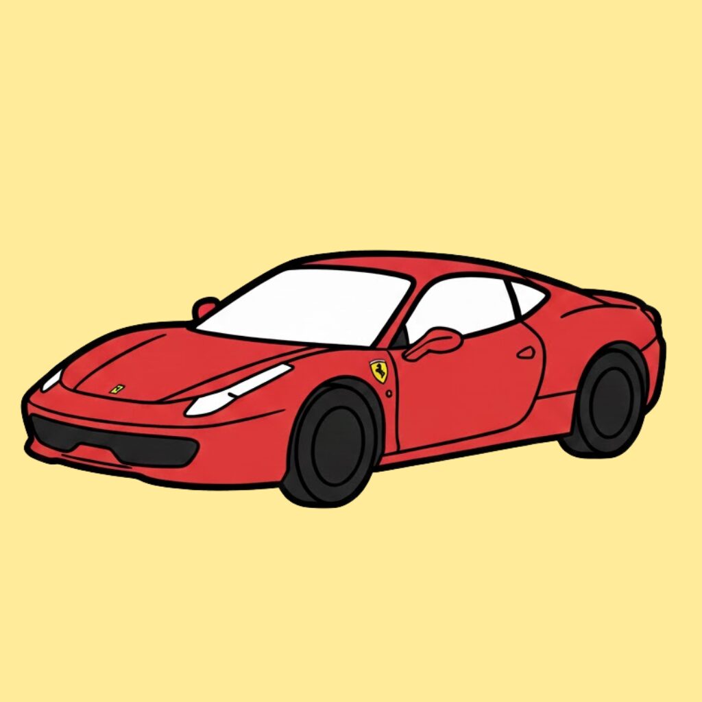Coloriage Ferrari