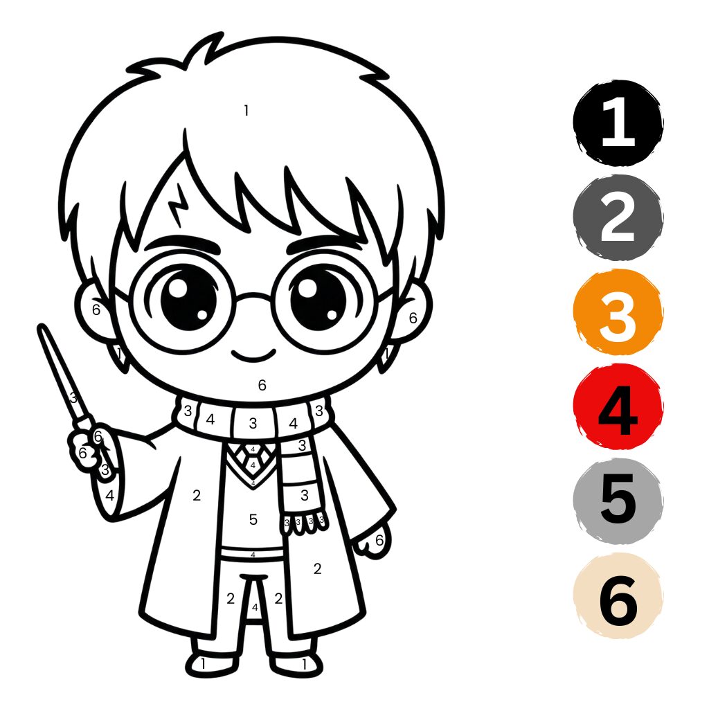 Harry Potter zum Ausmalen