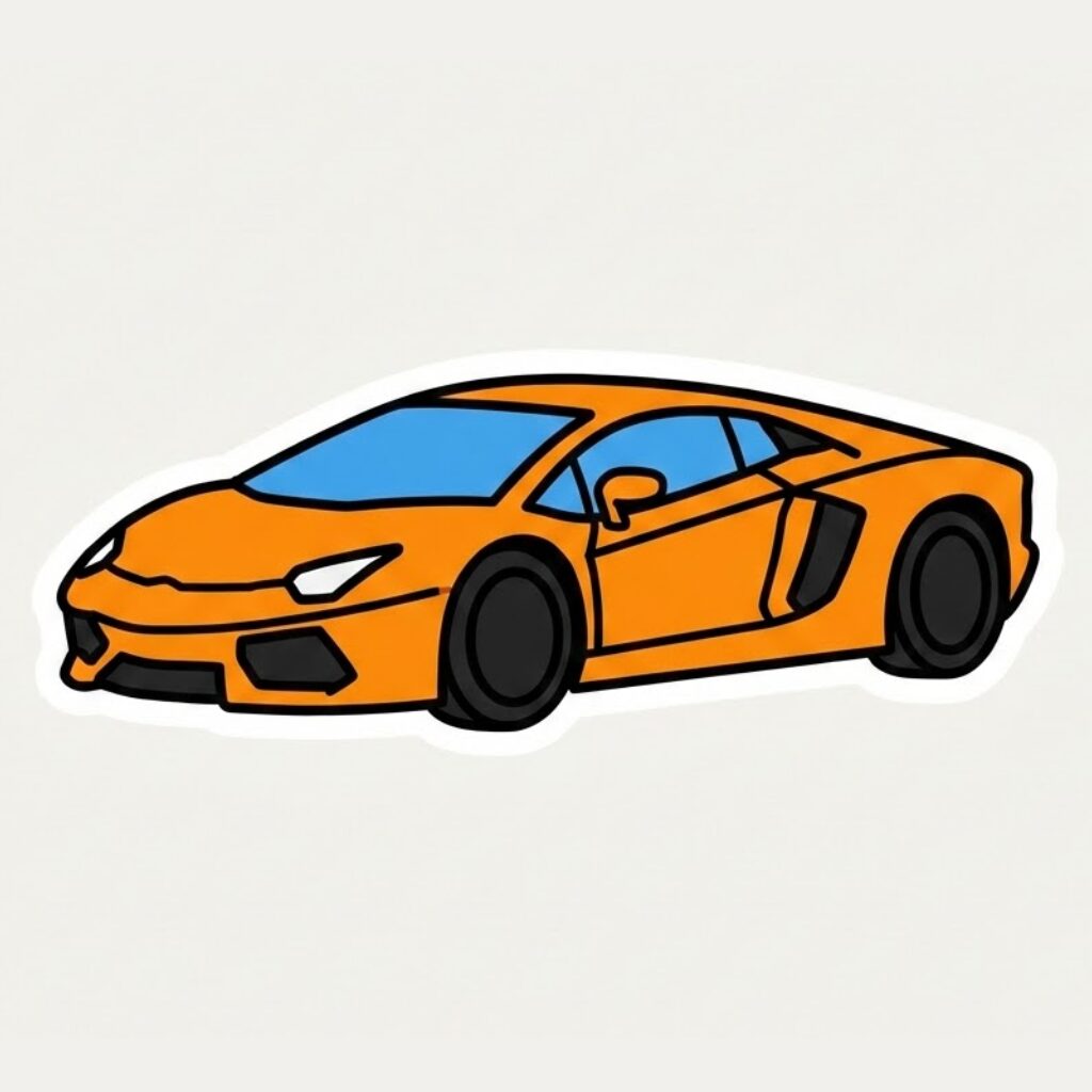 Lamborghini coloring