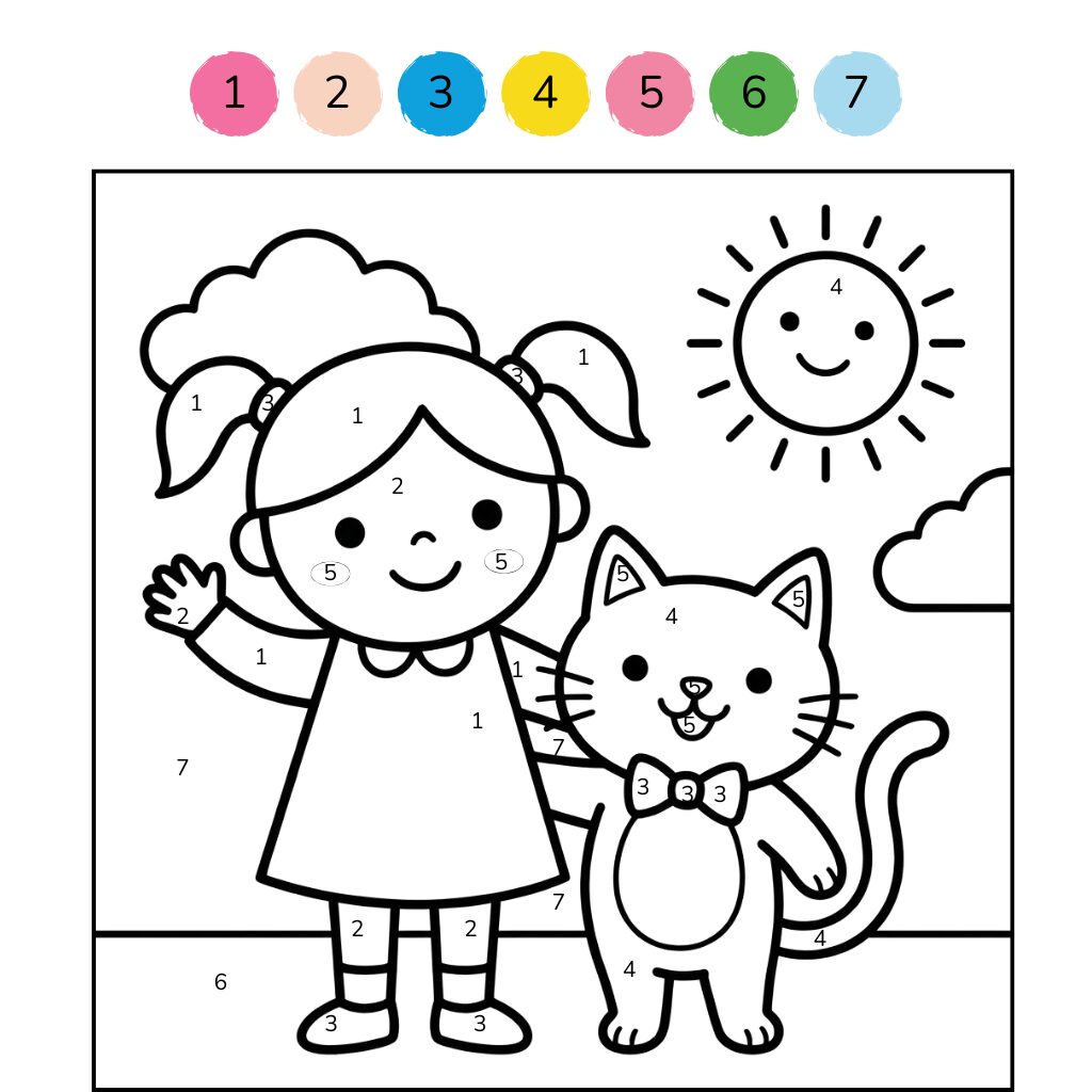 Coloriages de filles