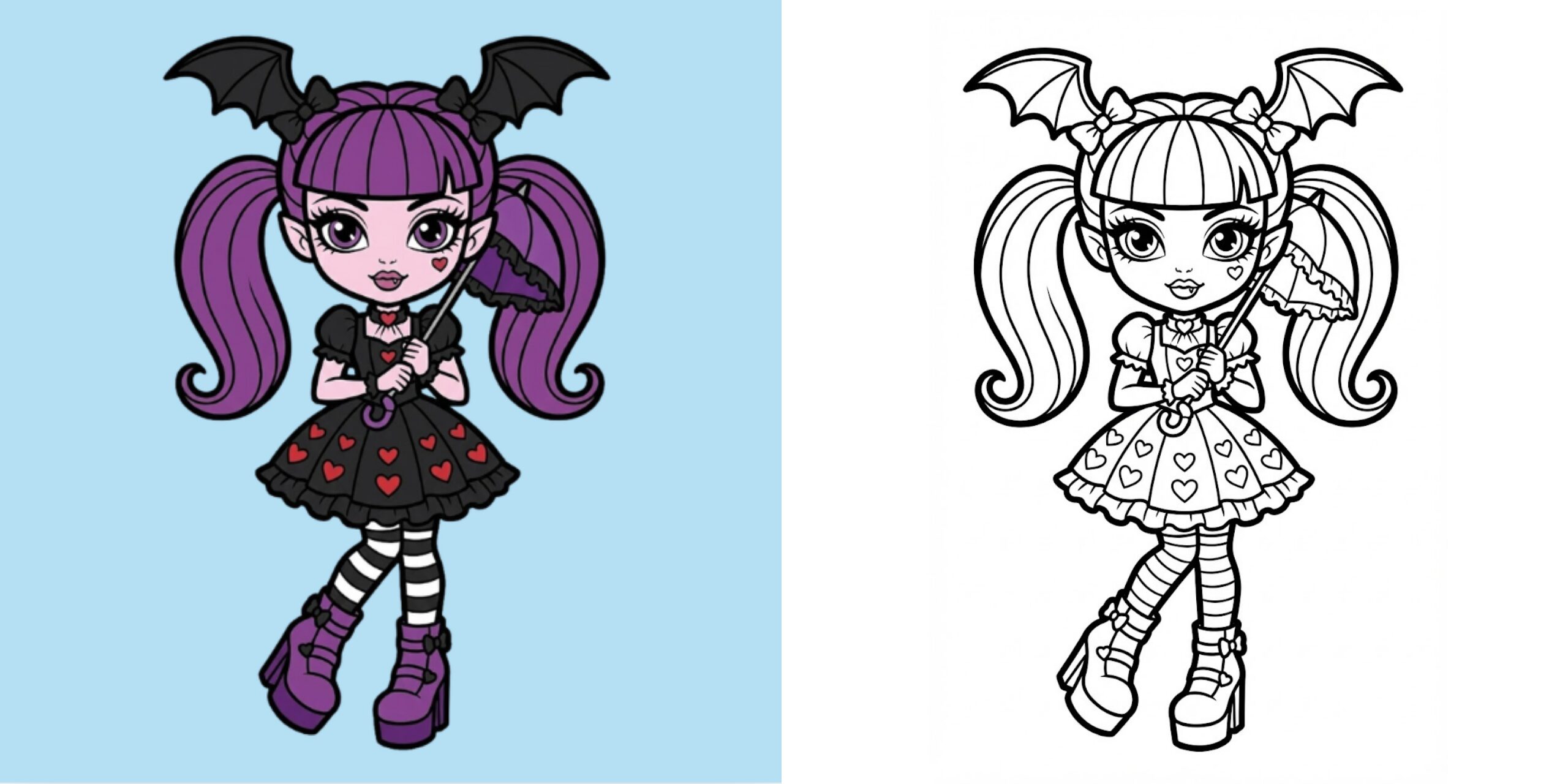 Monster High kleurplaten