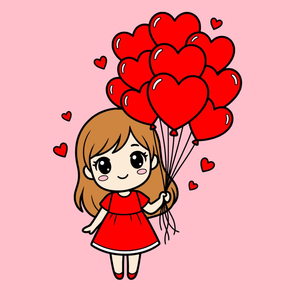 Coloriage Saint Valentin