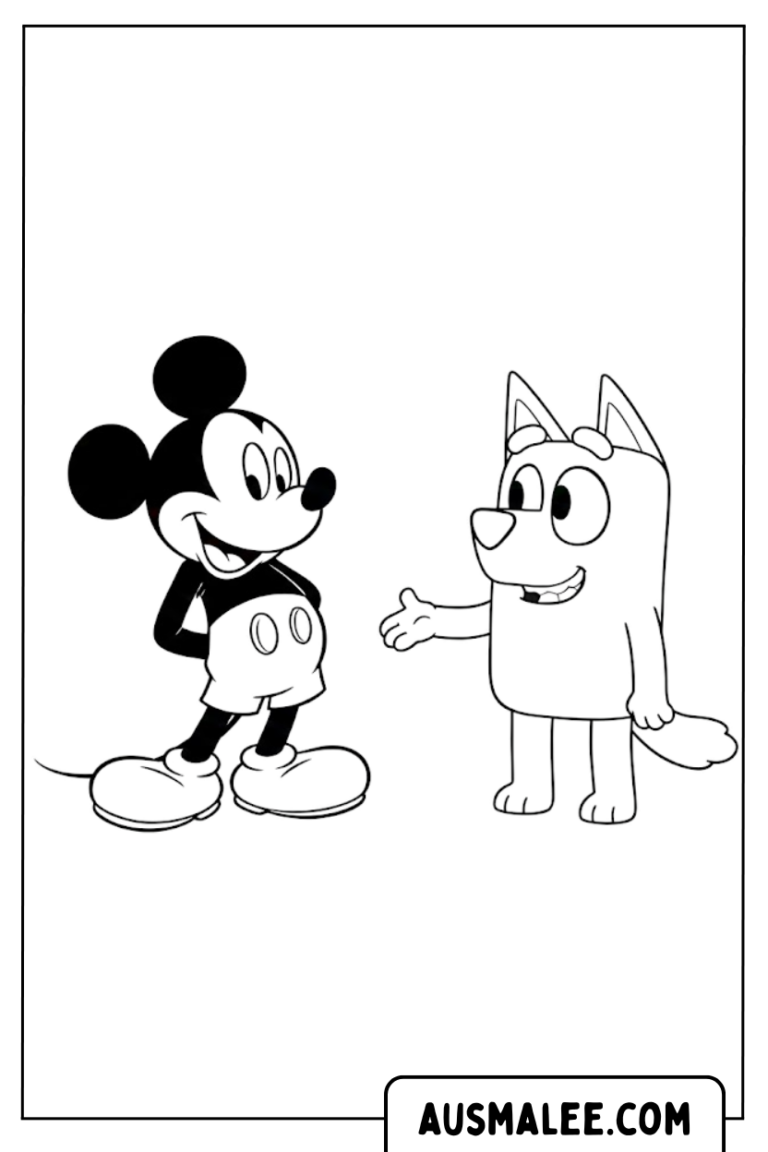 22 kostenlose Mickey Mouse Ausmalbilder zum Ausdrucken