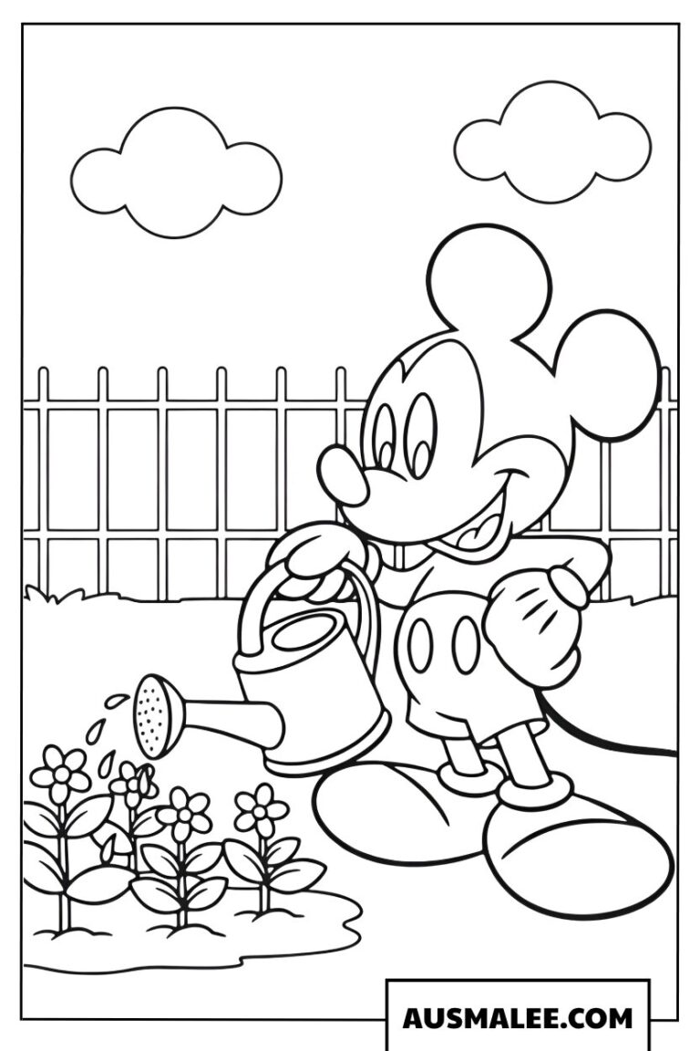 22 kostenlose Mickey Mouse Ausmalbilder zum Ausdrucken
