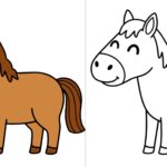 Horse coloring pages