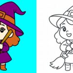 coloring pages-halloween-f-i