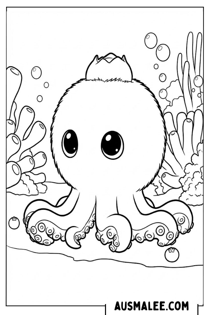 Coloriage - Blueberrinni Octopussini pour Colorier