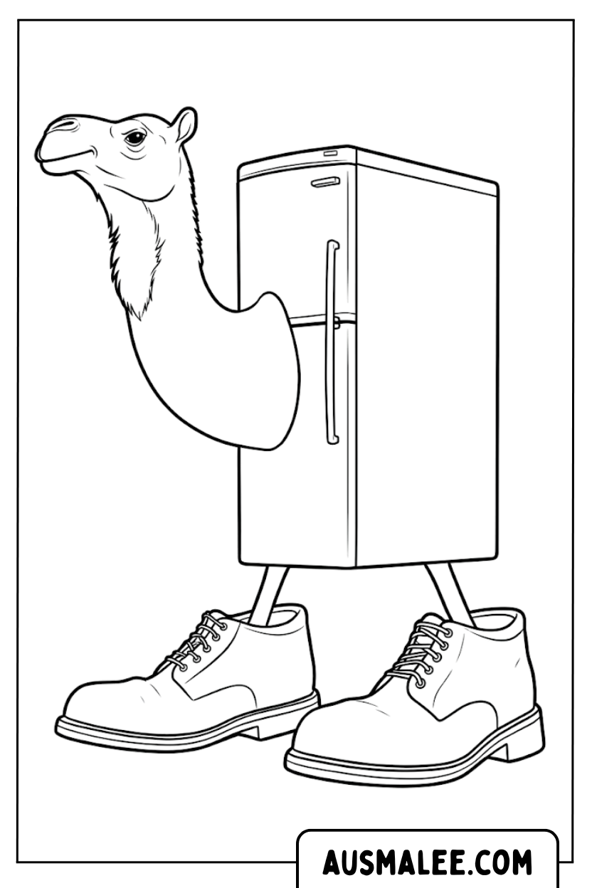 Coloriage - Frigo Camello