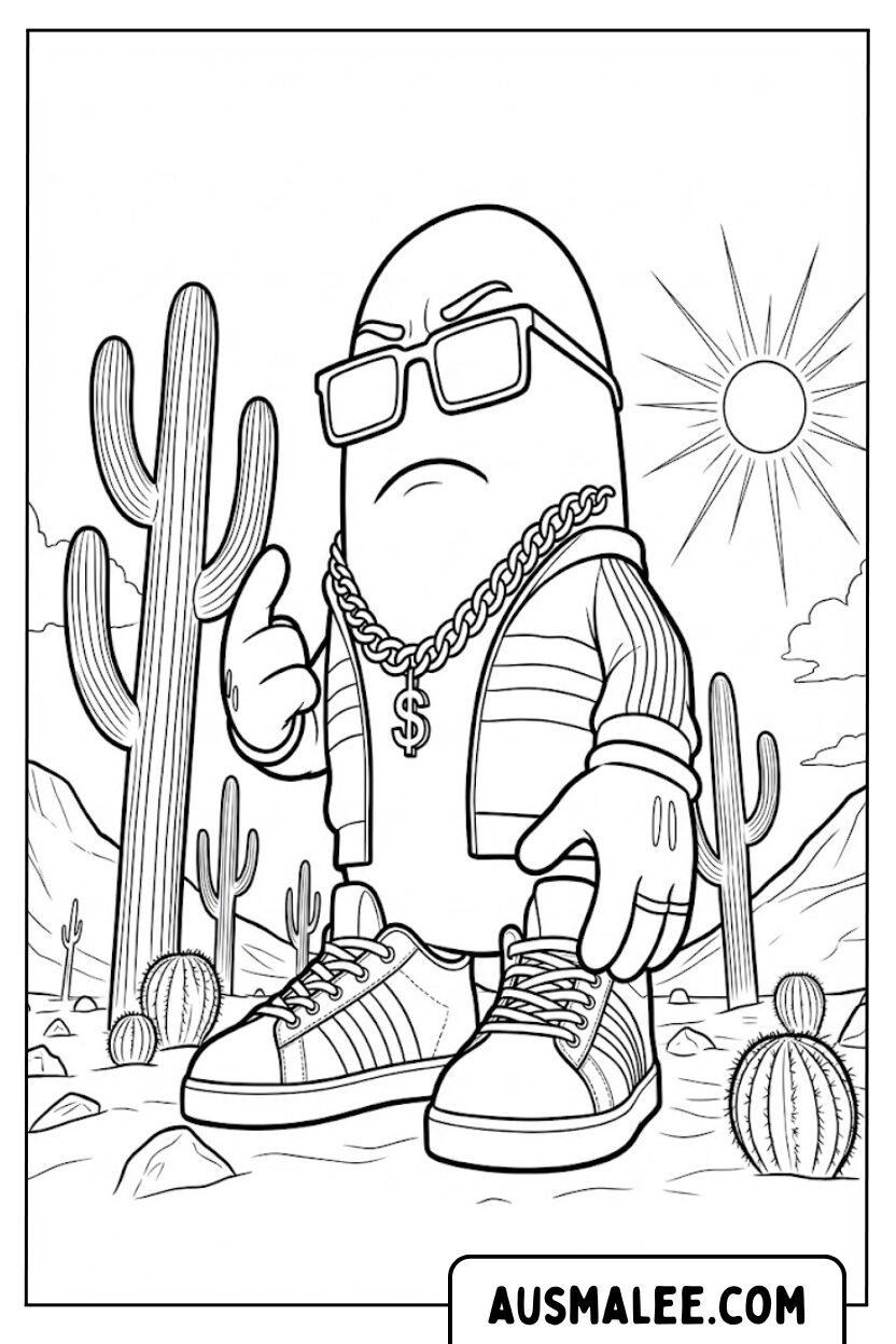 Coloriage - Gangster Footera