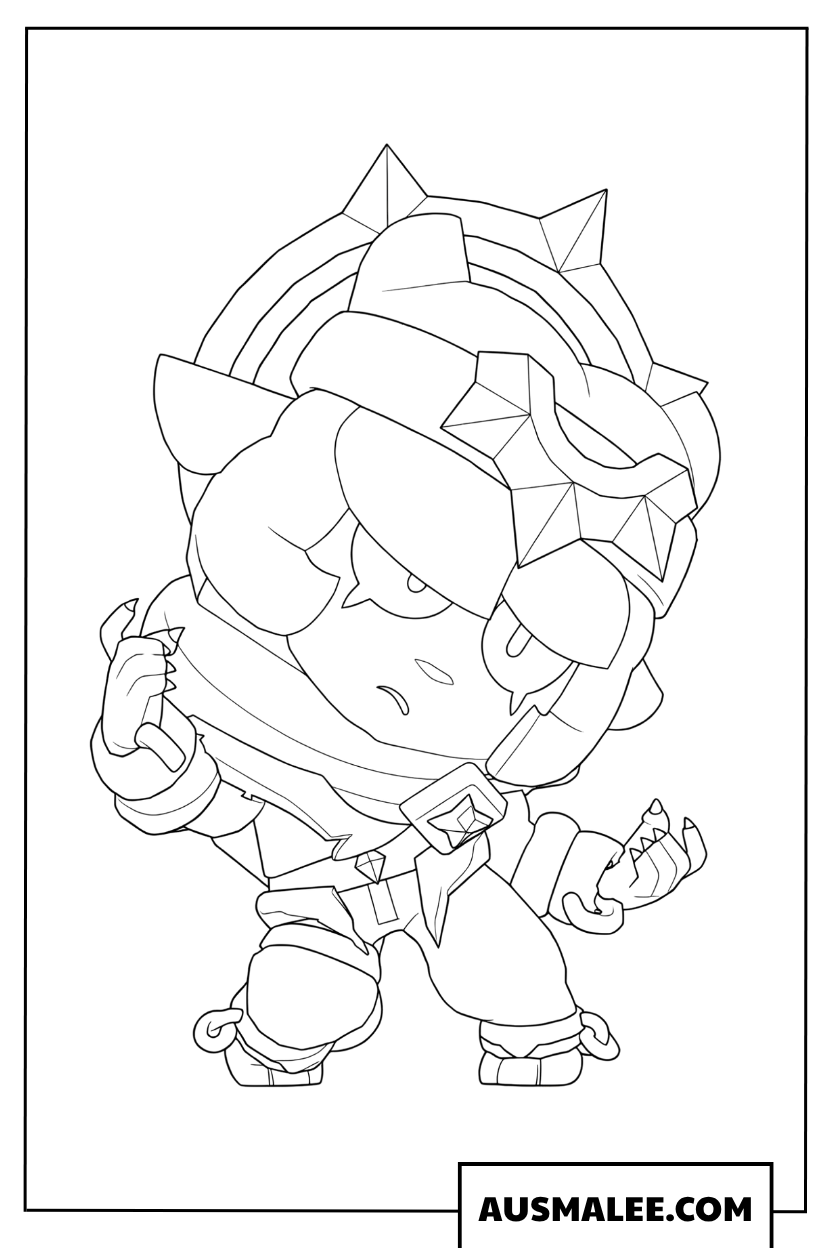 Coloriage Sandy Amber Skin