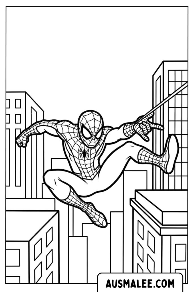 20 spannende Ausmalbilder Spiderman kostenlos zum Ausdrucken